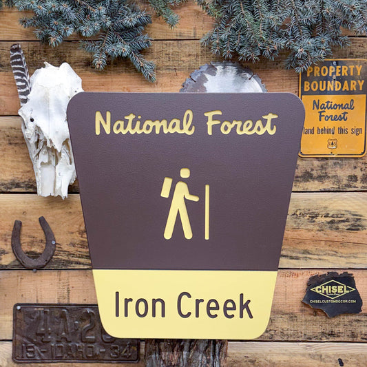 National Forest Symbol Sign