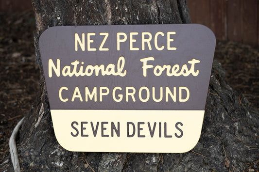 Custom Campground National Forest Sign - Version 3