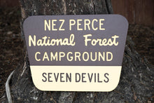 Load image into Gallery viewer, Custom Campground National Forest Sign - Version 3