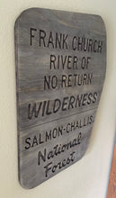 Load image into Gallery viewer, Weathered Wilderness National Forest Sign