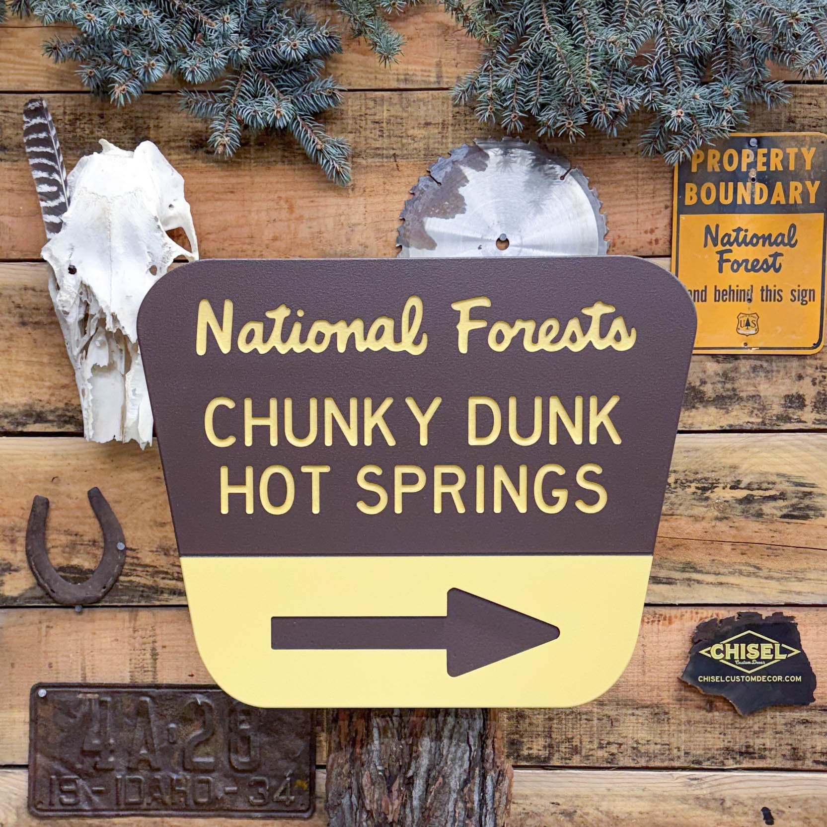 Custom Campground National Forest Sign - Version 1 | Chisel Custom ...