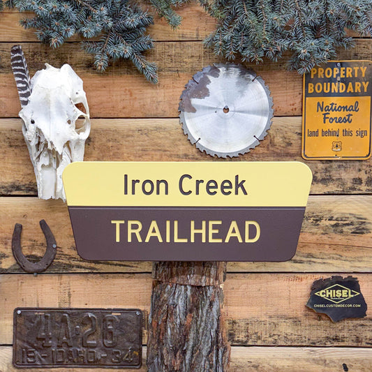 Simple National Forest Destination Sign