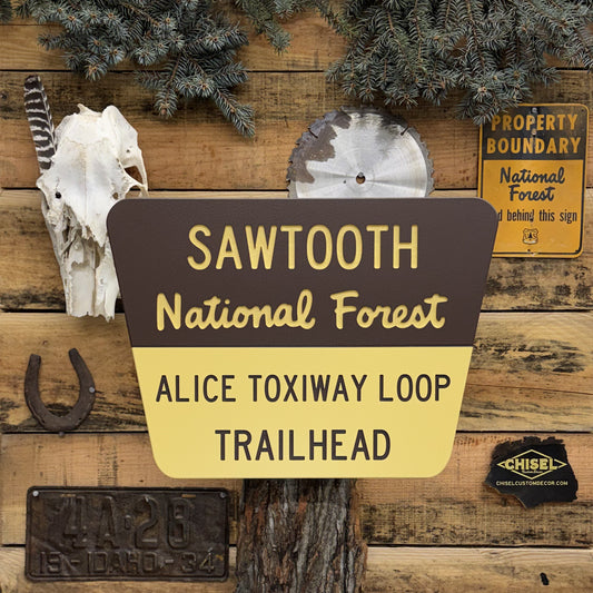 Retro - National Forest Destination Sign