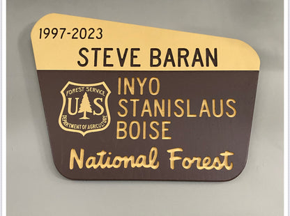 Custom Forest Service Career Sign