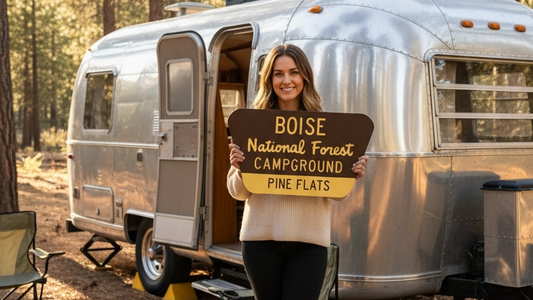 Genuine Campground National Forest Sign