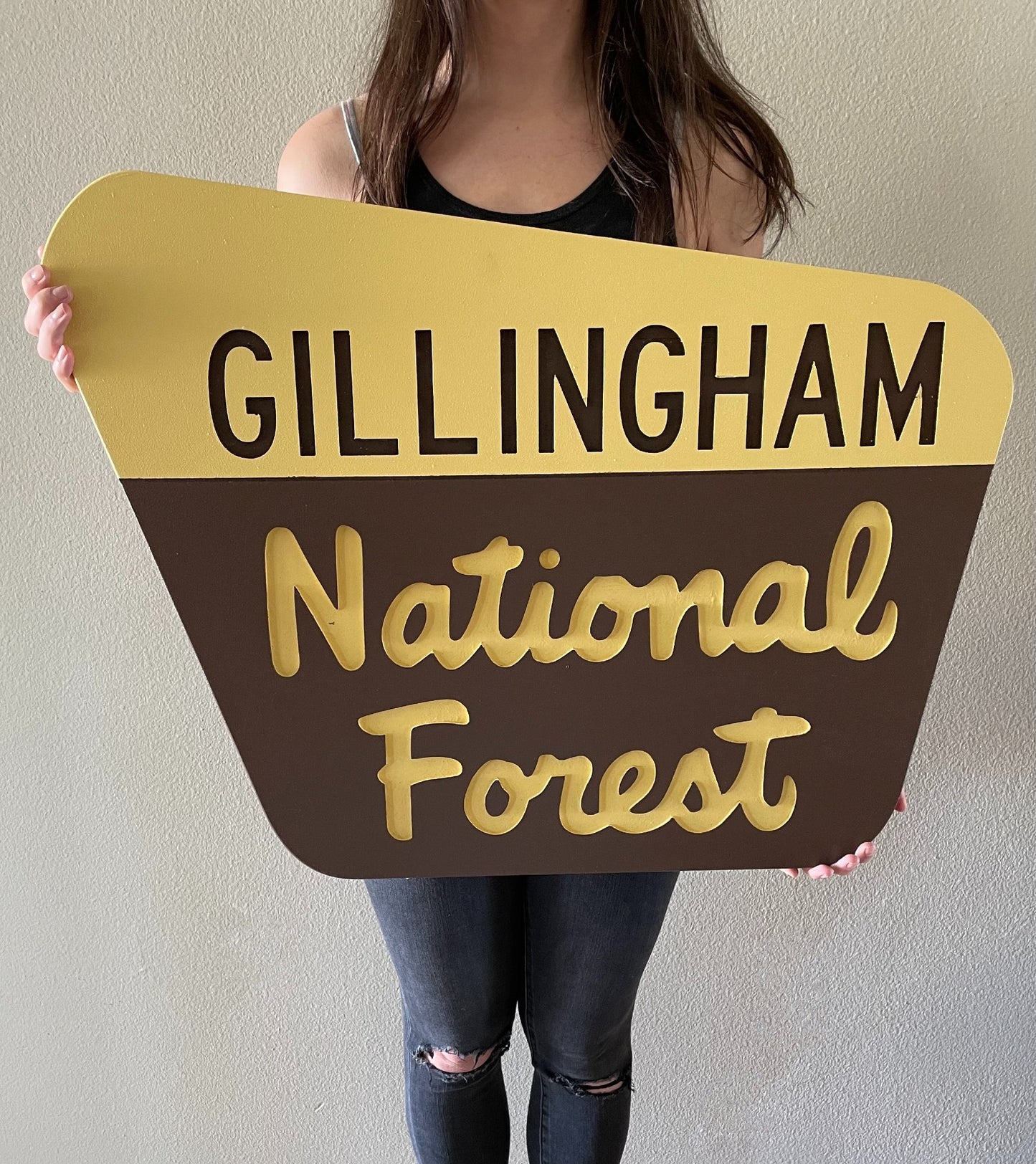 Genuine National Forest Sign