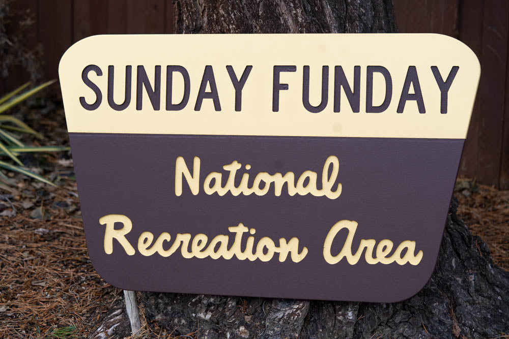 Custom National Recreation Sign
