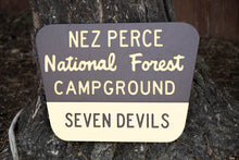 Load image into Gallery viewer, Custom Campground National Forest Sign - Version 3
