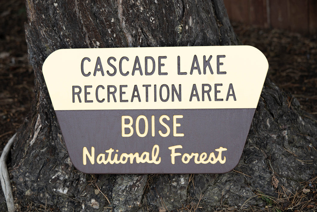 Custom Recreation Area National Forest Sign - Version 2