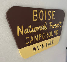 Load image into Gallery viewer, Campground National Forest Sign - Version 1
