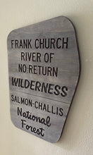 Load image into Gallery viewer, Weathered Wilderness National Forest Sign
