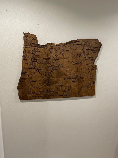 Oregon State Map