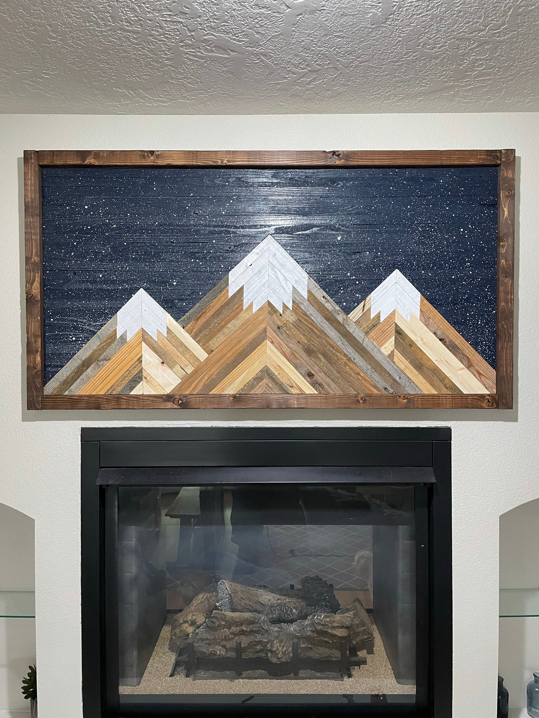 Wood Mountains under the night Stars