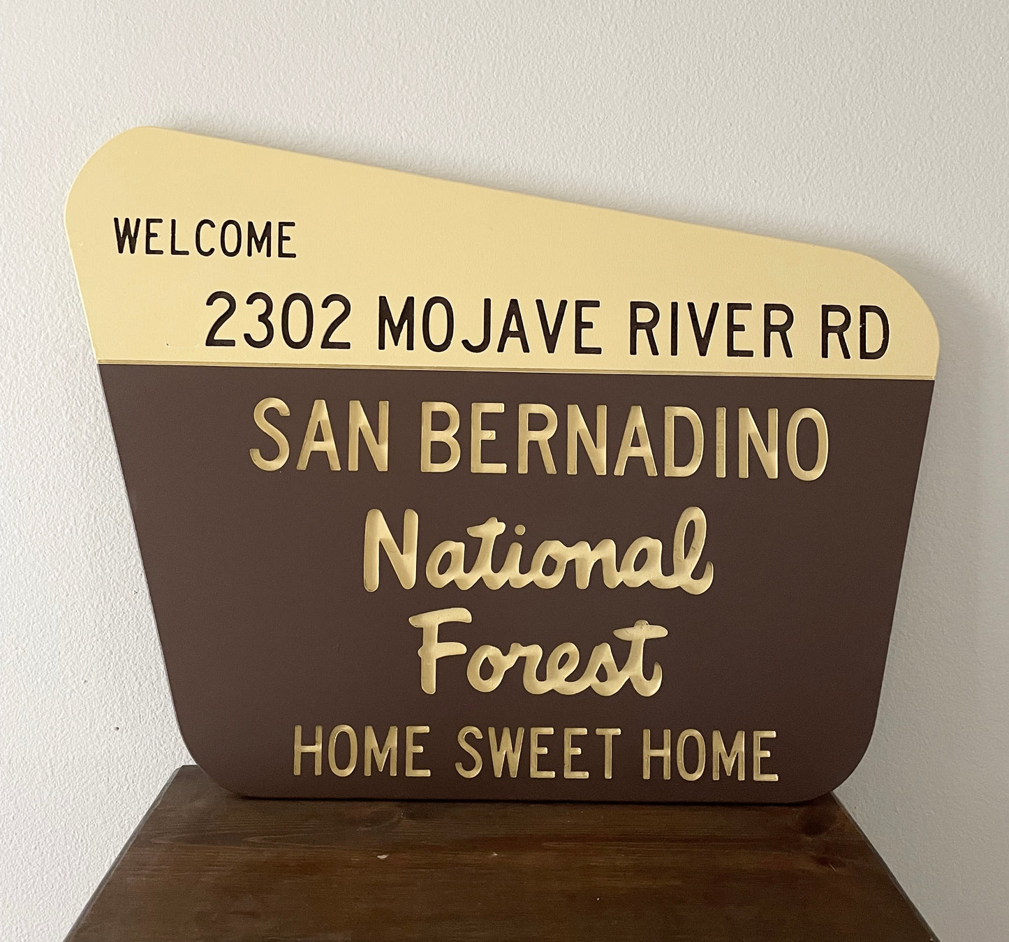 Cabin National Forest Sign