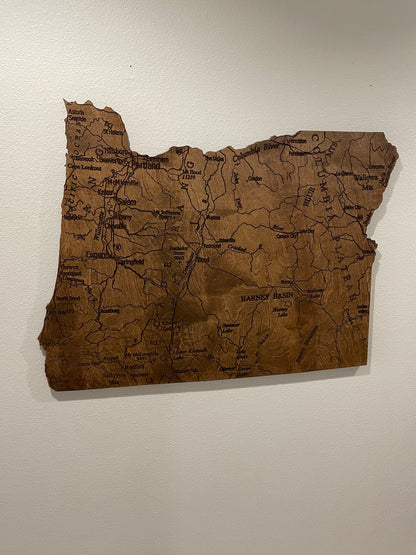 Oregon State Map